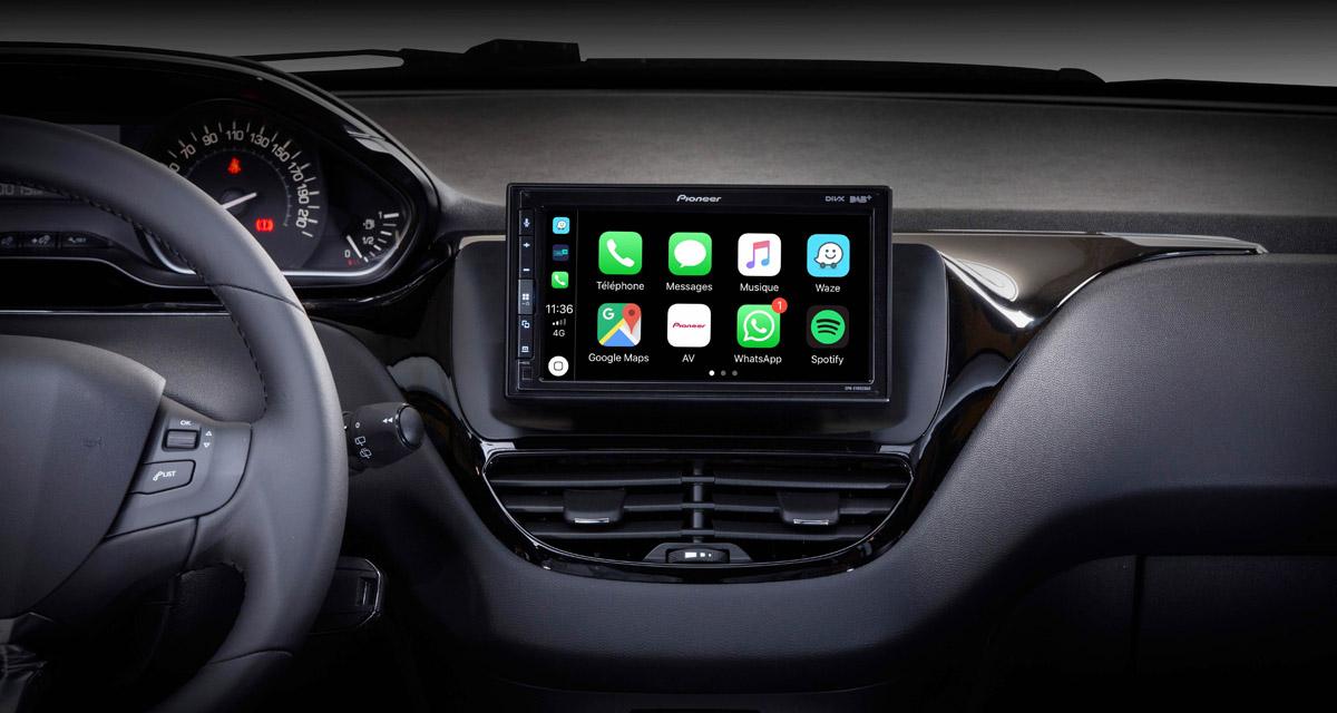 Comment lancer Carplay dans un poste Pioneer ?