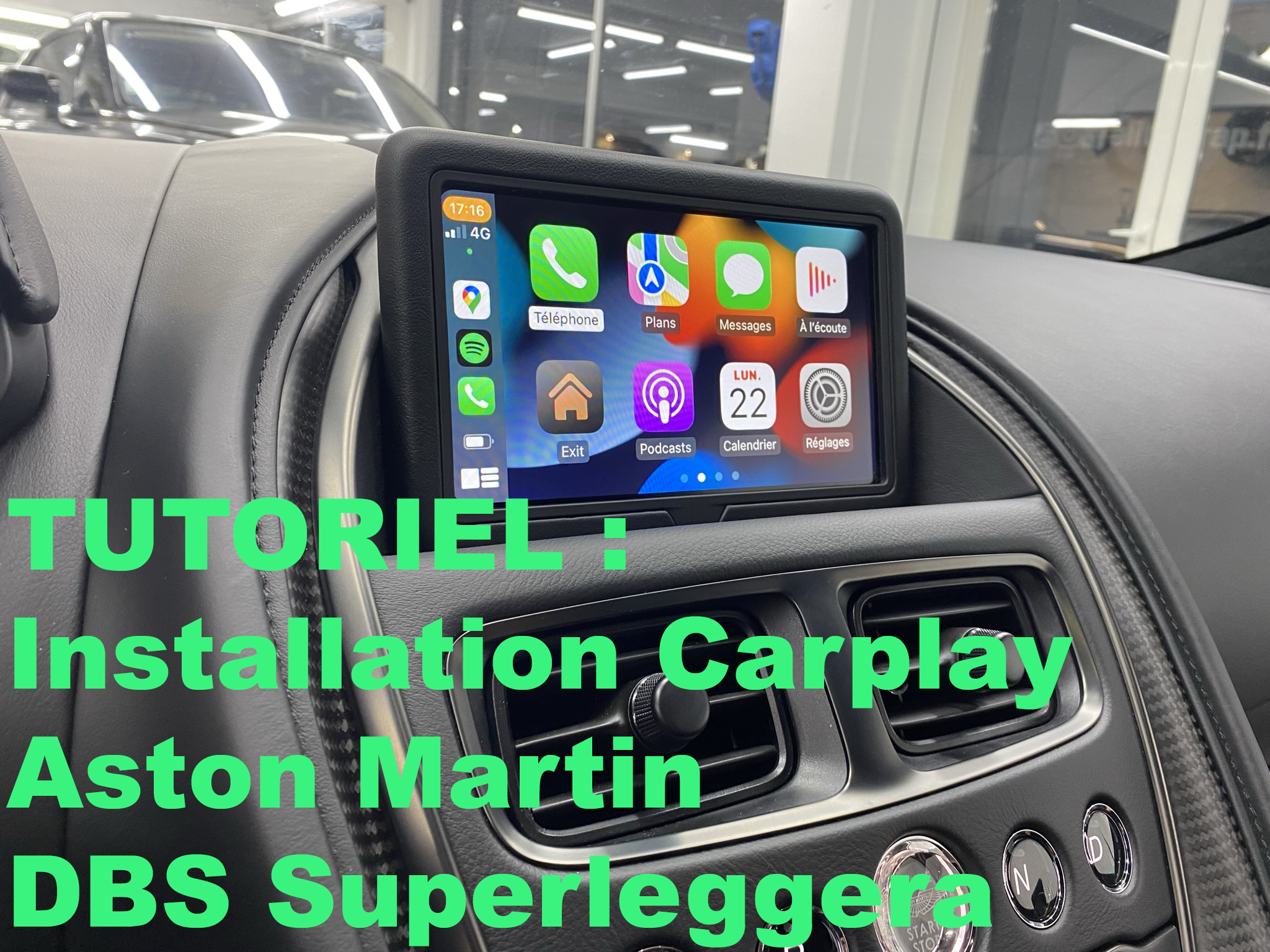 carplay aston martin superleggera