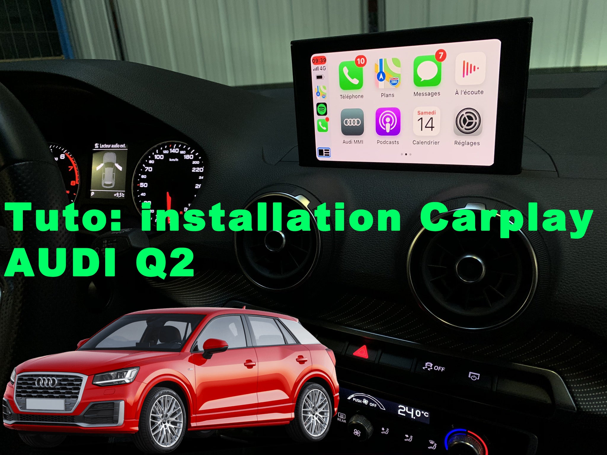 Tutoriel installation Carplay sur Audi Q2