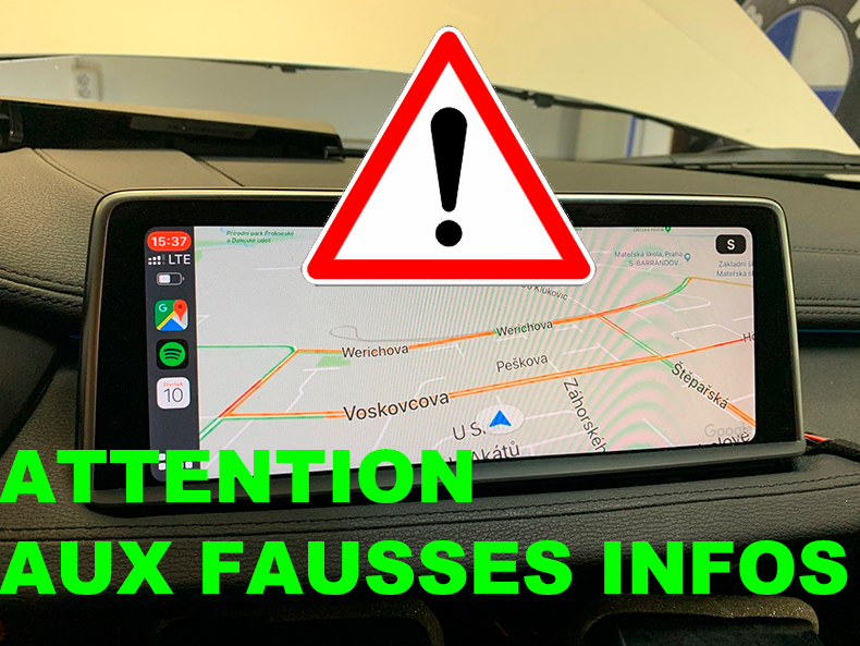 Carplay et les fausses informations