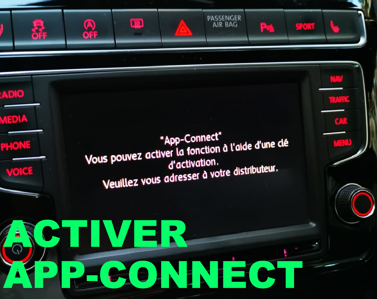 Activation App-Connect sans la concession Volkswagen