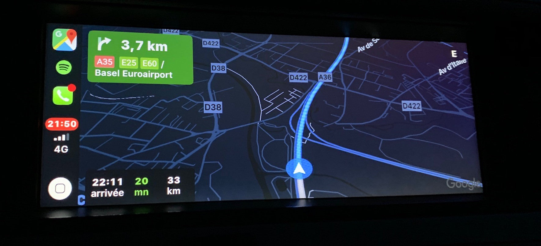 Apple Carplay VS GPS d'origine