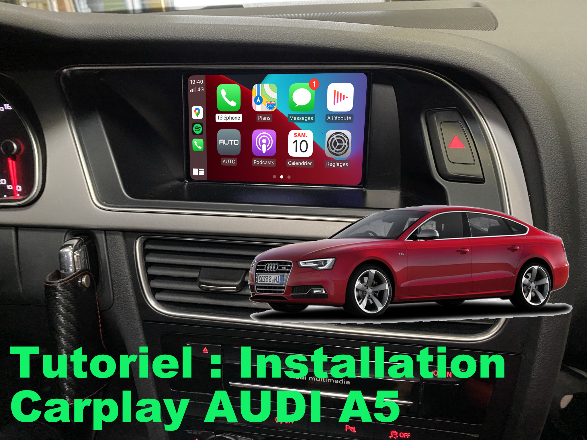 tutoriel carplay audi a5