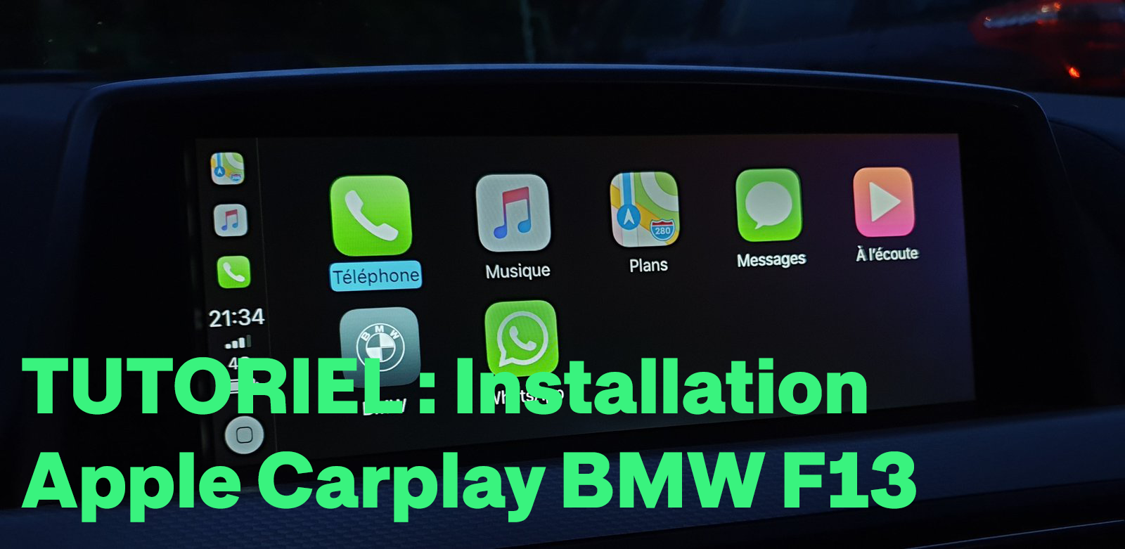 tutoriel installation carplay f13