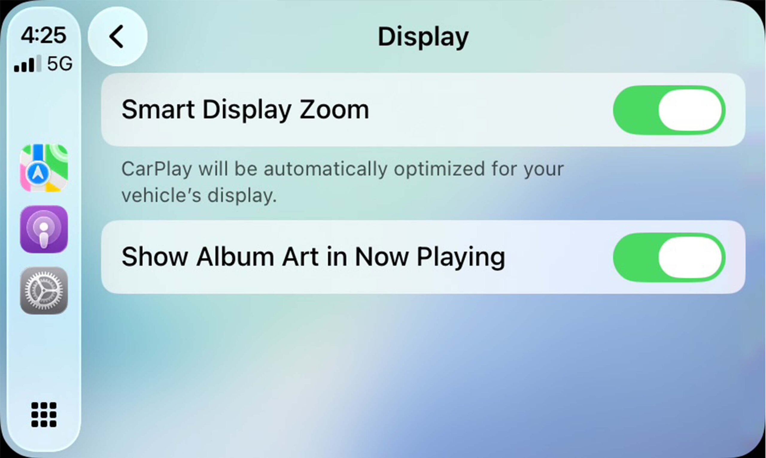 smart zoom carplay