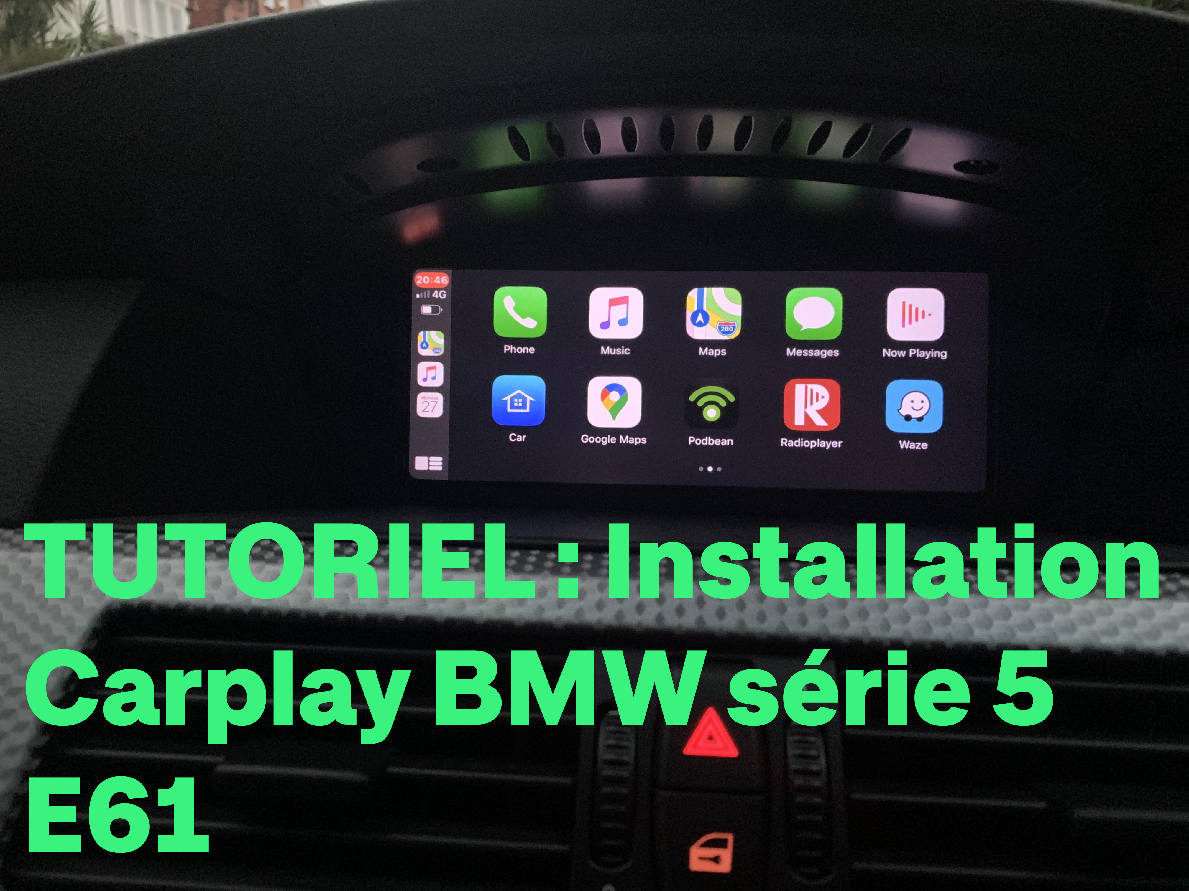 carplay bmw e61
