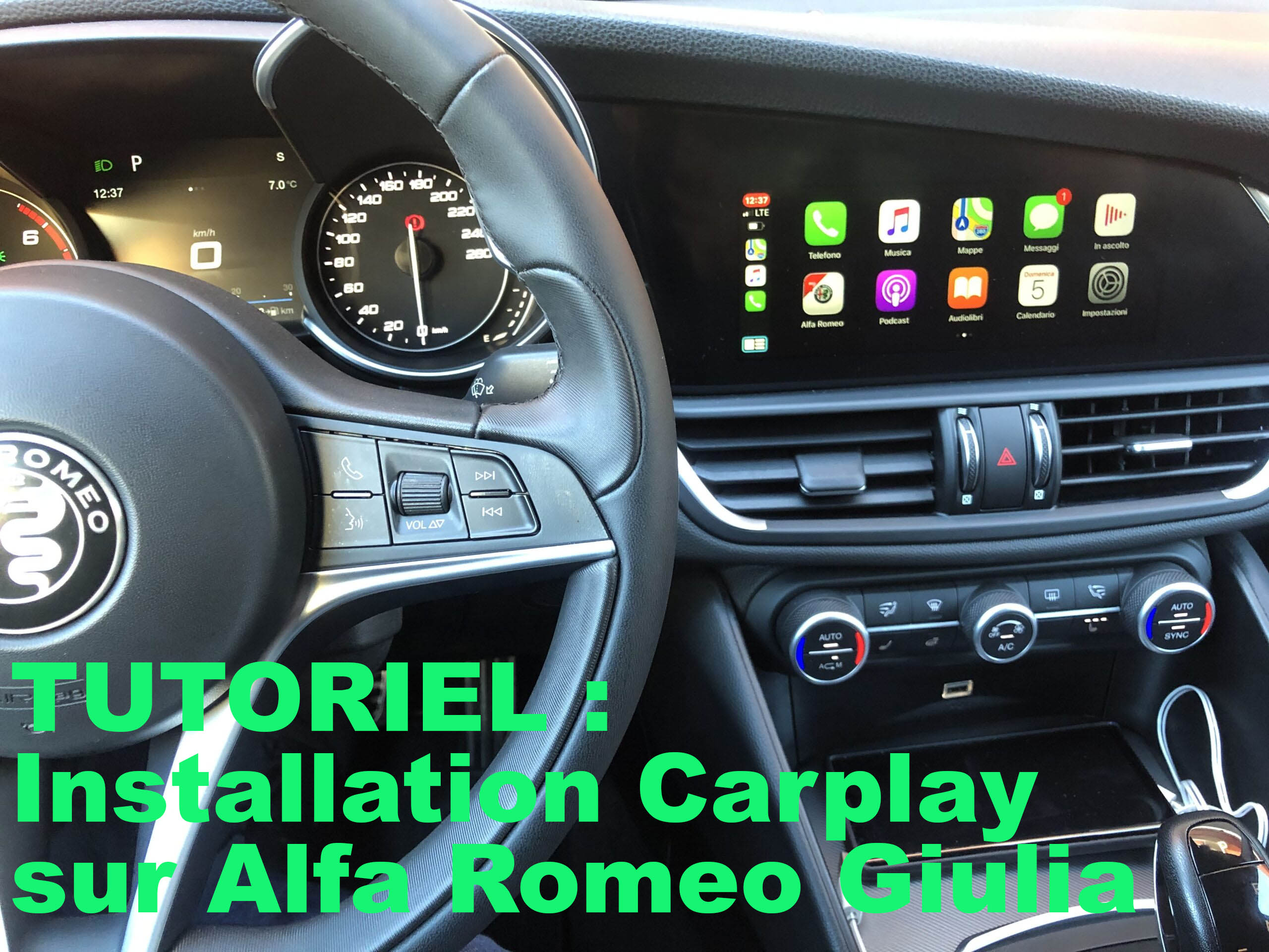 carplay installation giulia