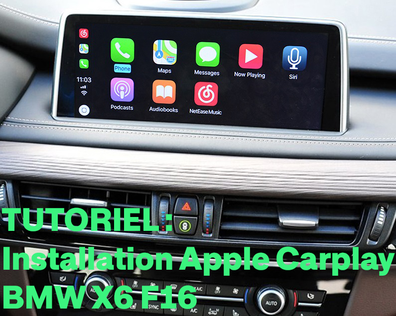 installation carplay bmw x6 f16