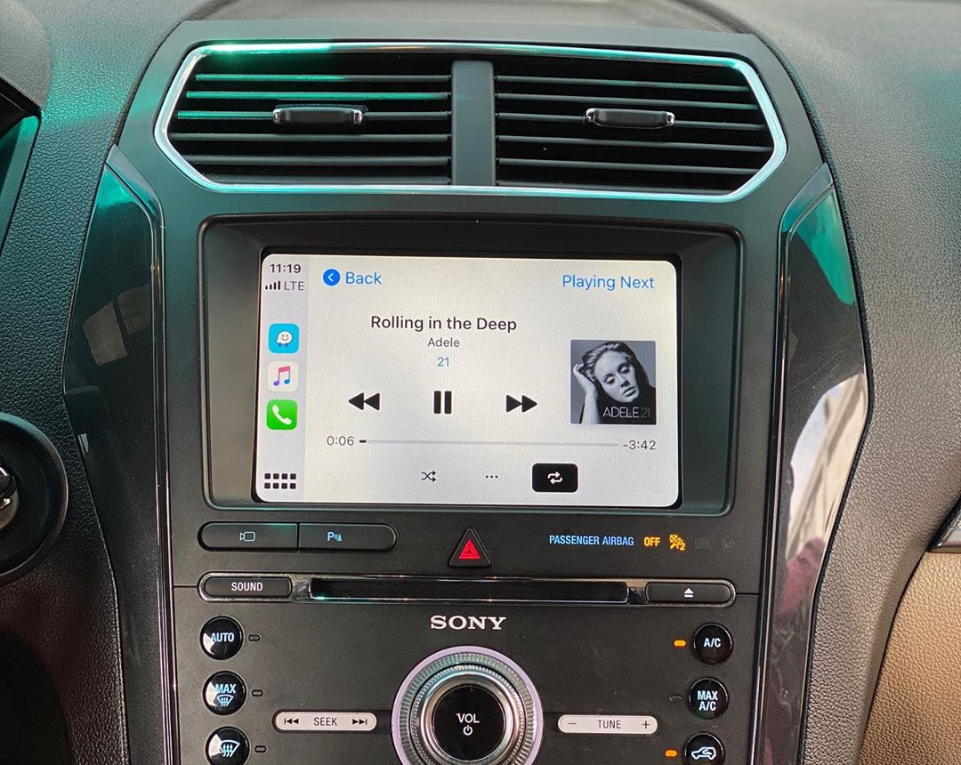 carplay ford explorer sync2