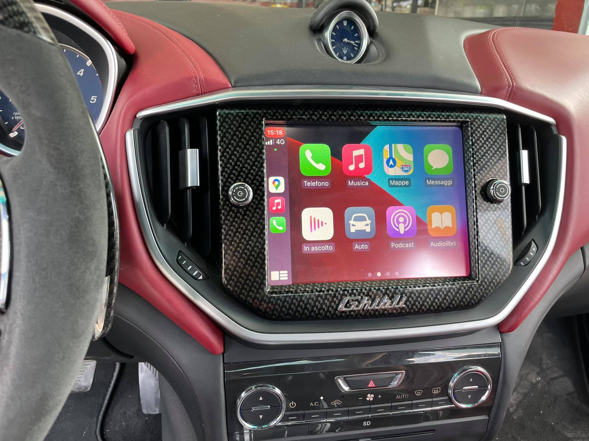 Installer Carplay dans une Maserati Ghibli