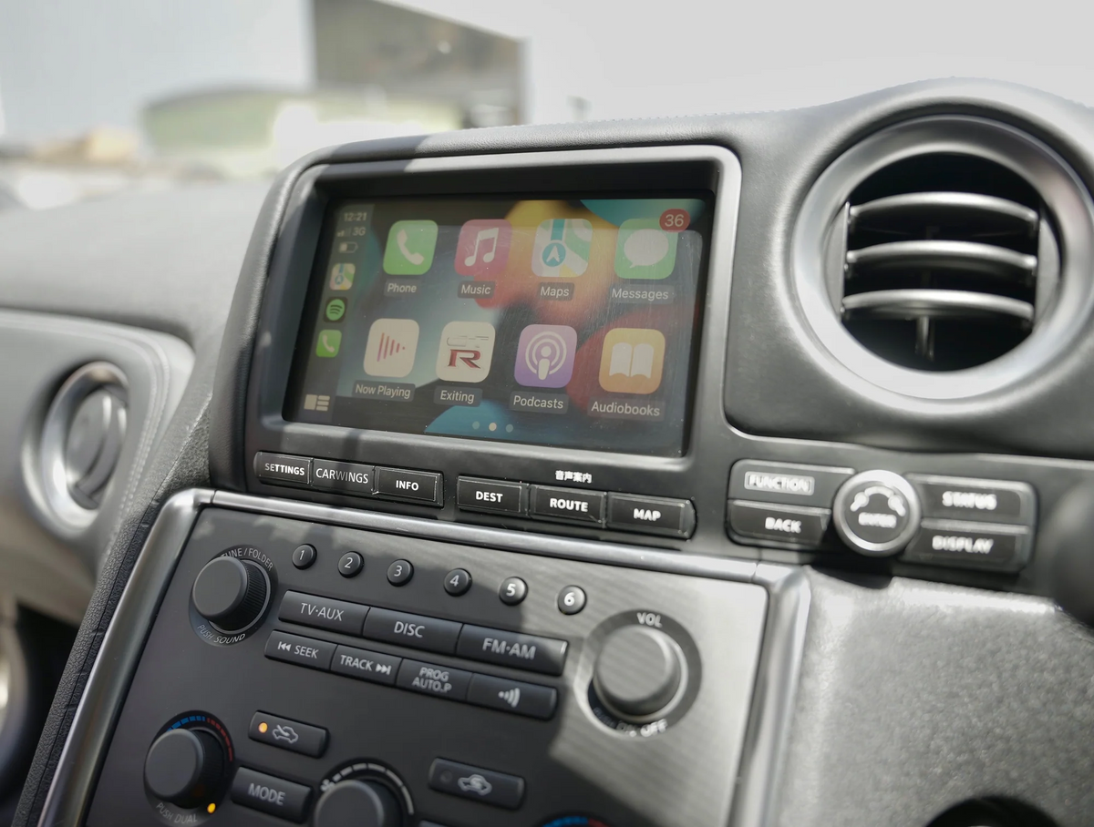Comment installer Apple Carplay sur Nissan GTR R35 avec un module car