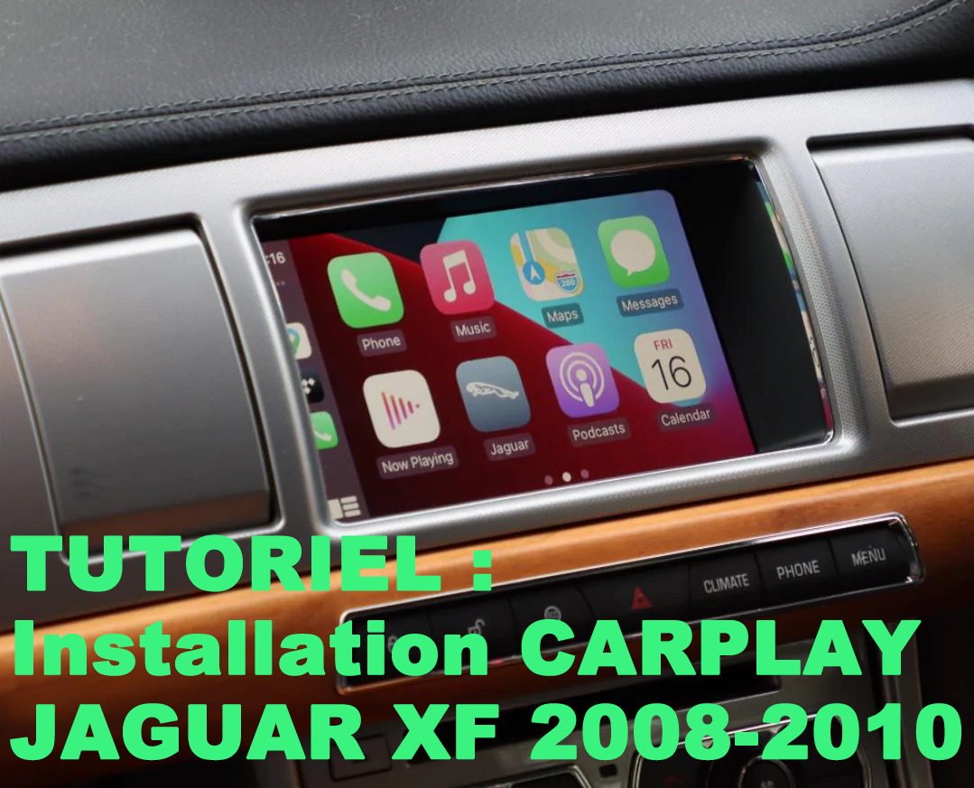 tutoriel installation carplay jaguar xf 2008