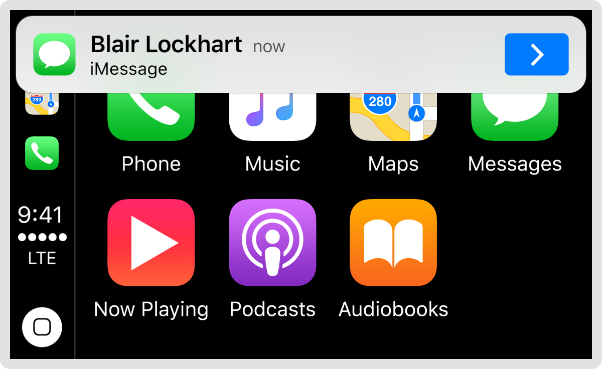 message carplay