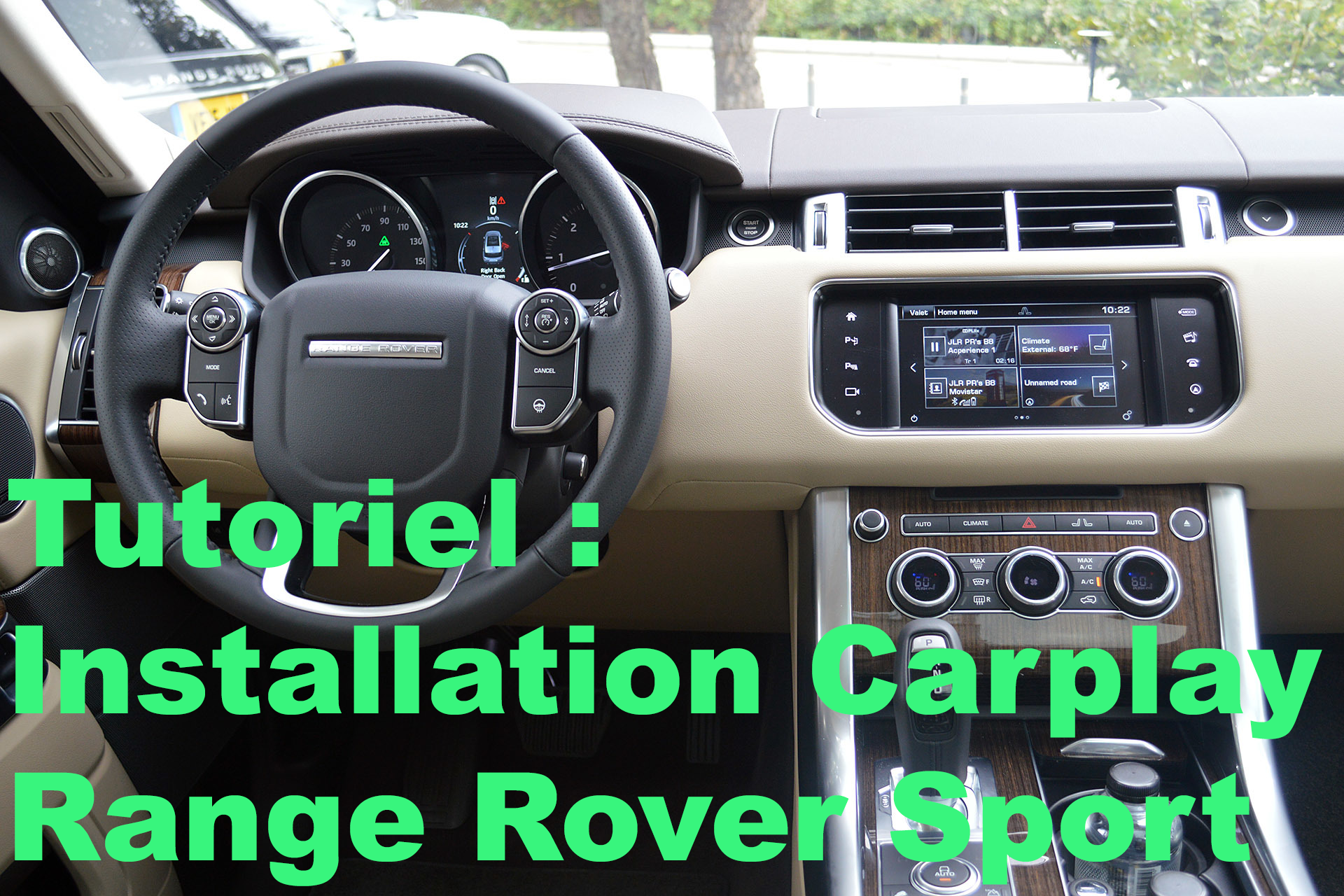 tutoriel land rover sport hse + carplay