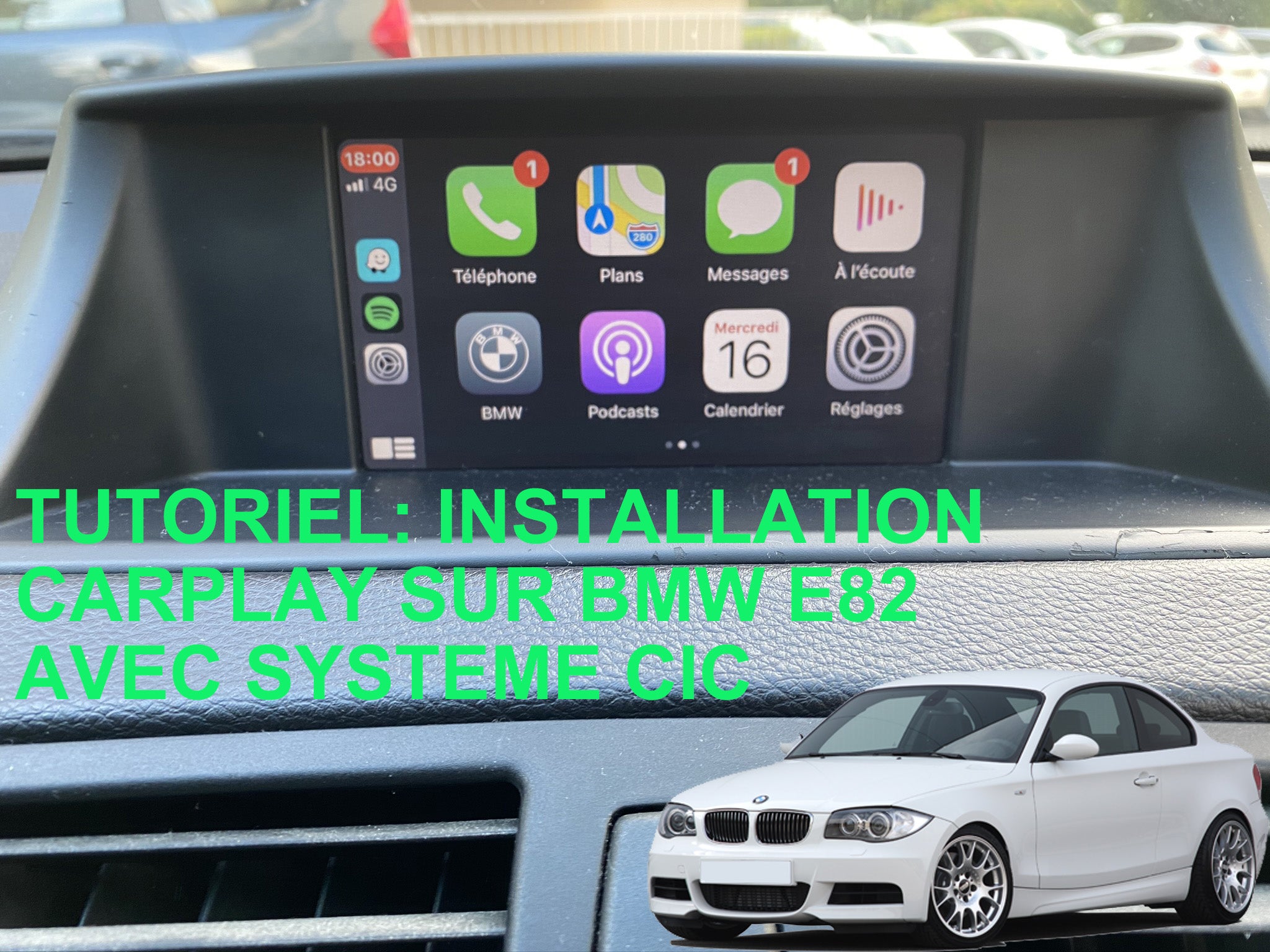 tutoriel carplay bmw e82