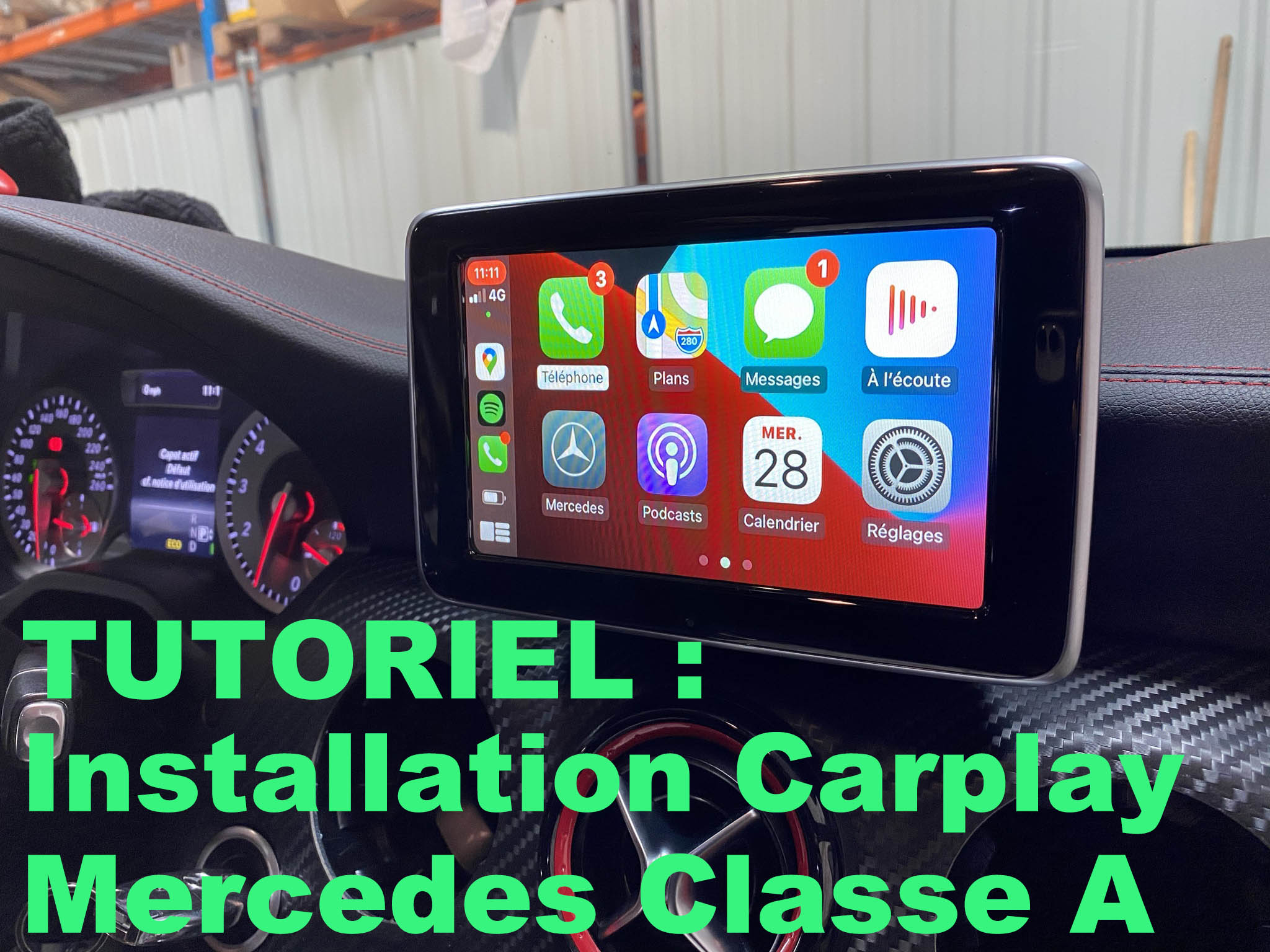 installation carplay mercedes classe a