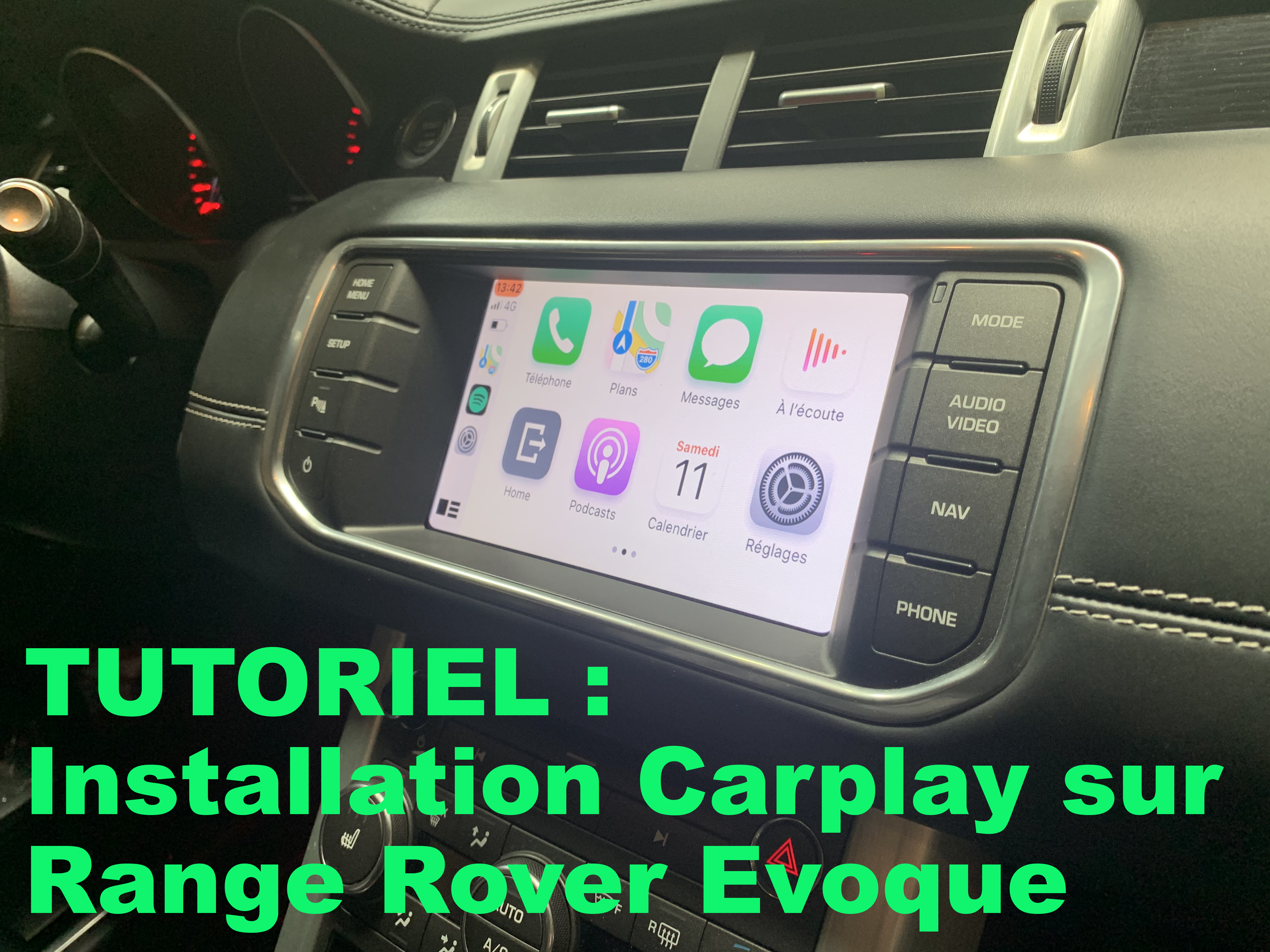 tutoriel range rover evoque