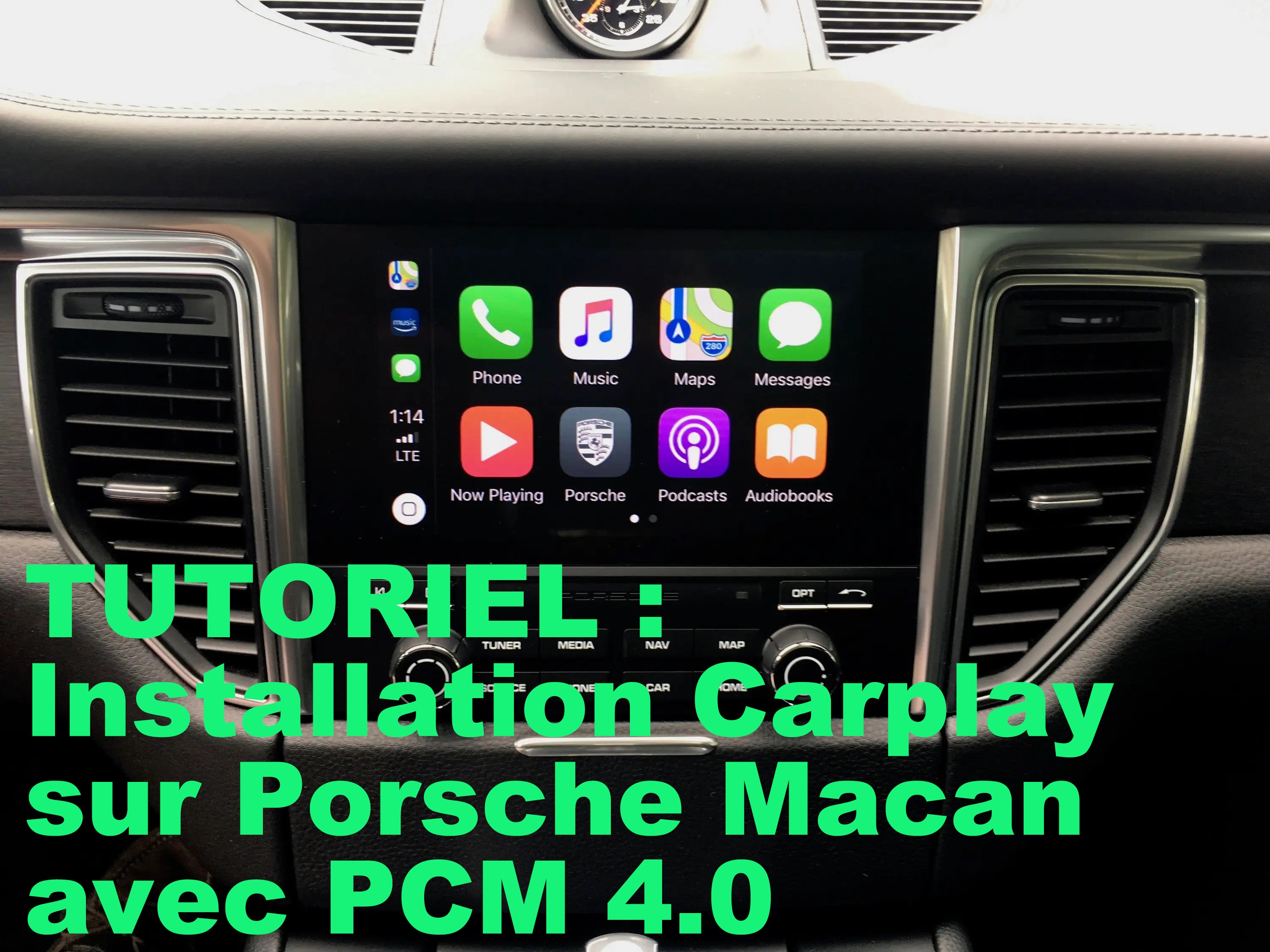 tutoriel carplay porsche macan