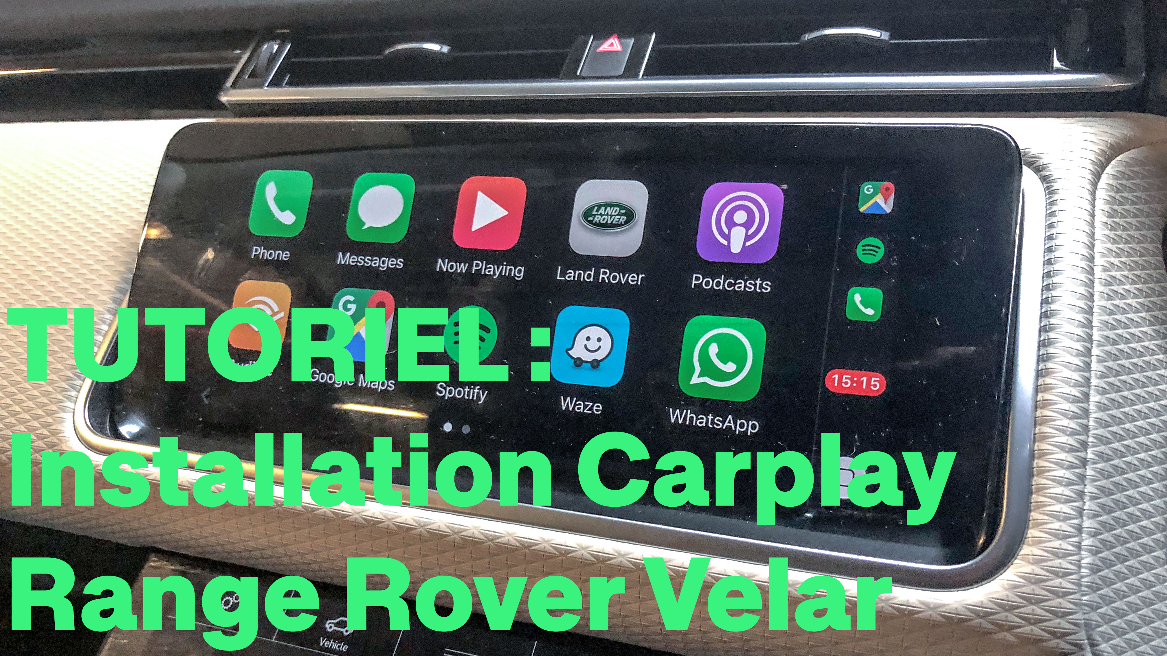tutoriel carplay velar