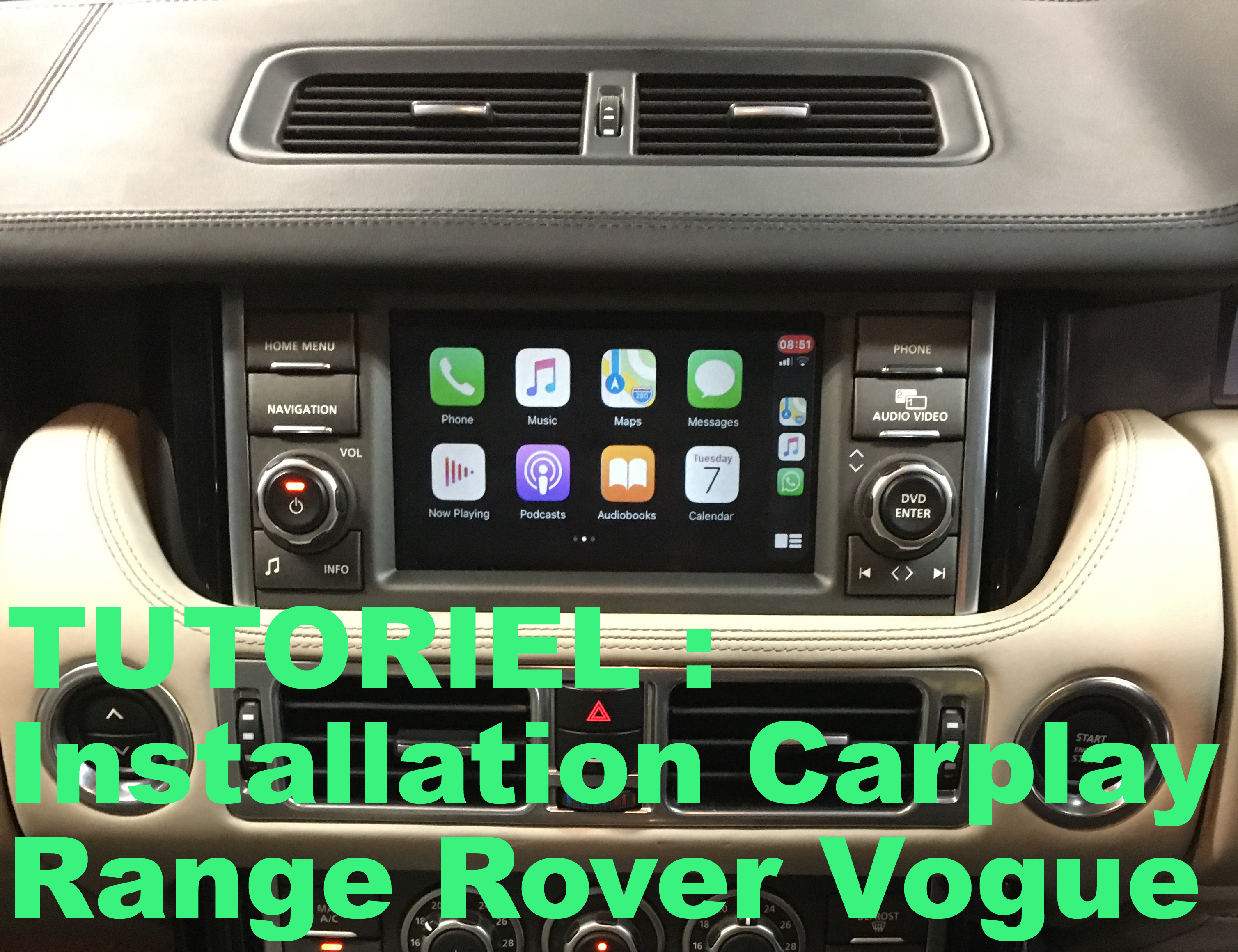 carplay Land Rover l322