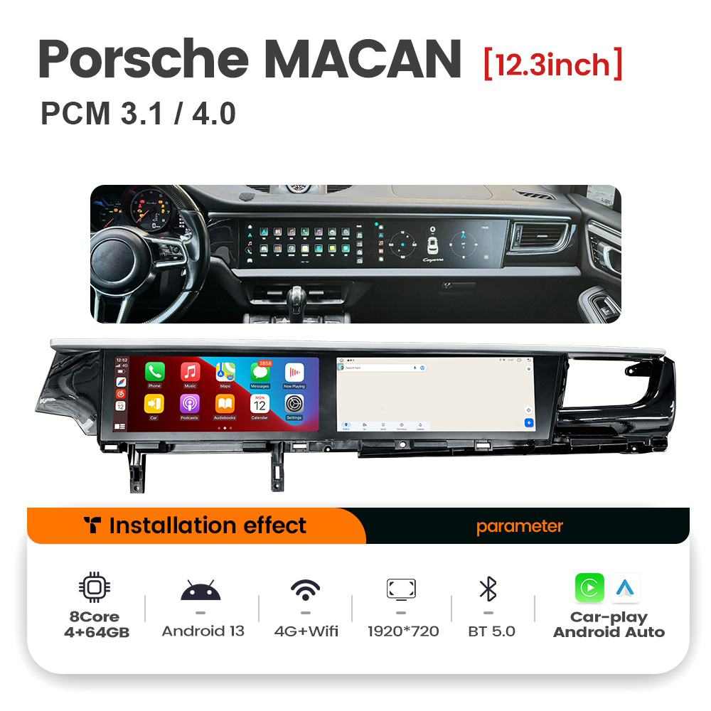Double écran Carplay Porsche Macan 2014-2018