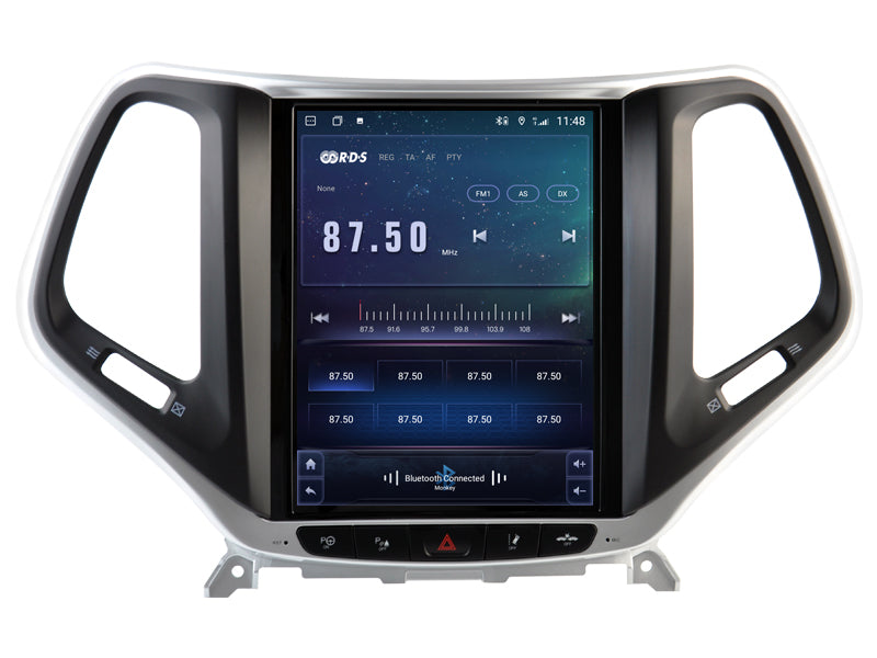 Grand écran Carplay pour Jeep Cherokee de 2016 à 2019