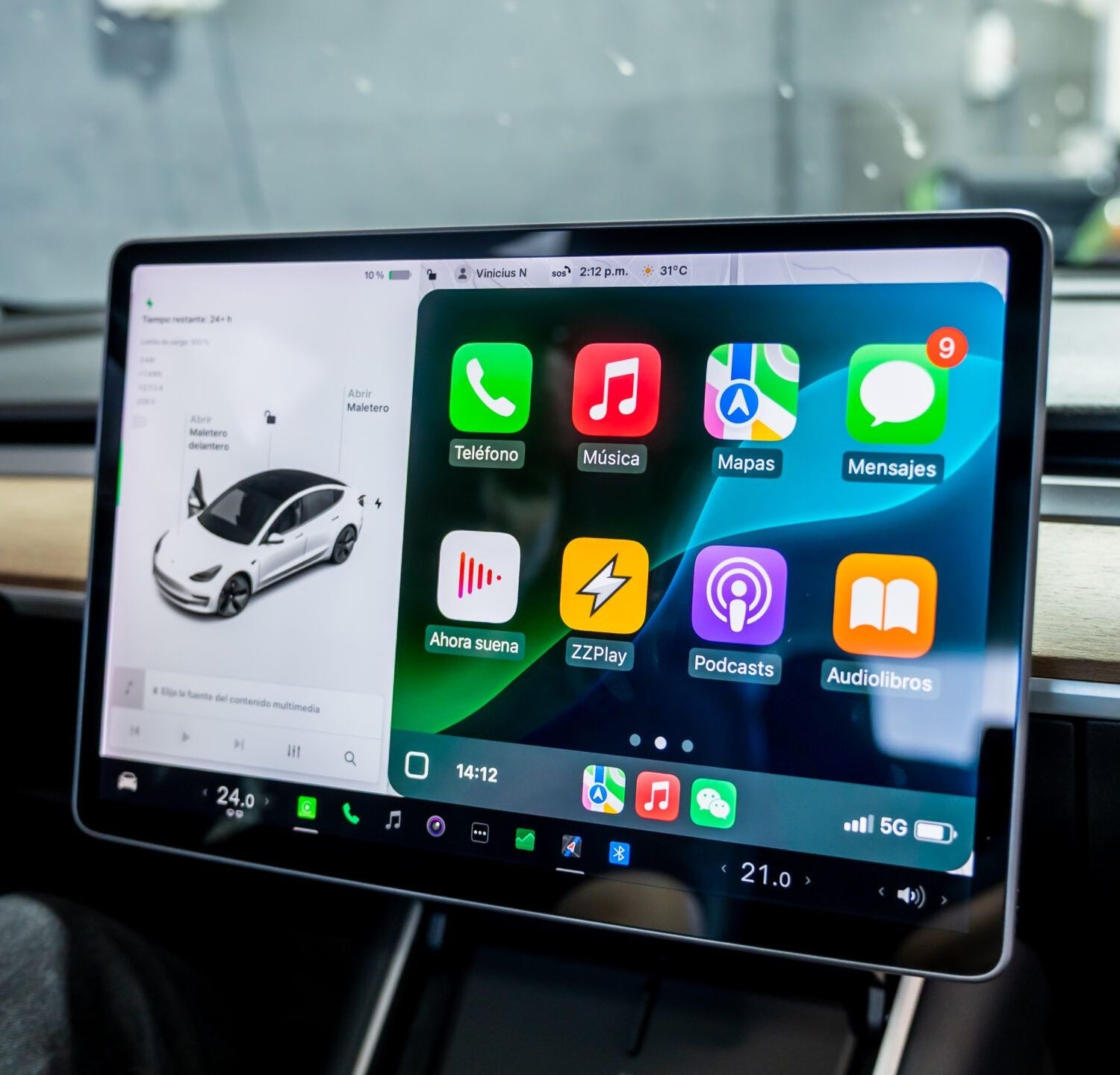 carplay tesla module complet