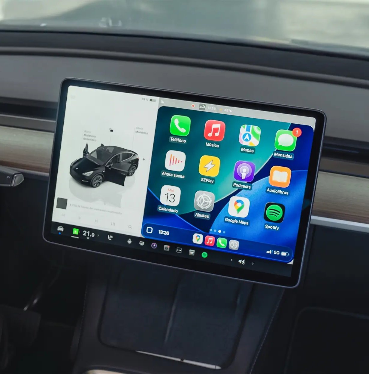 carplay tesla rapide
