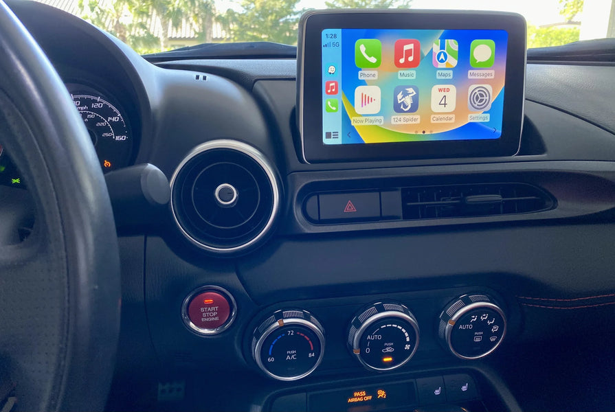 Comment Installer Carplay dans sa Fiat 124 Spider ?