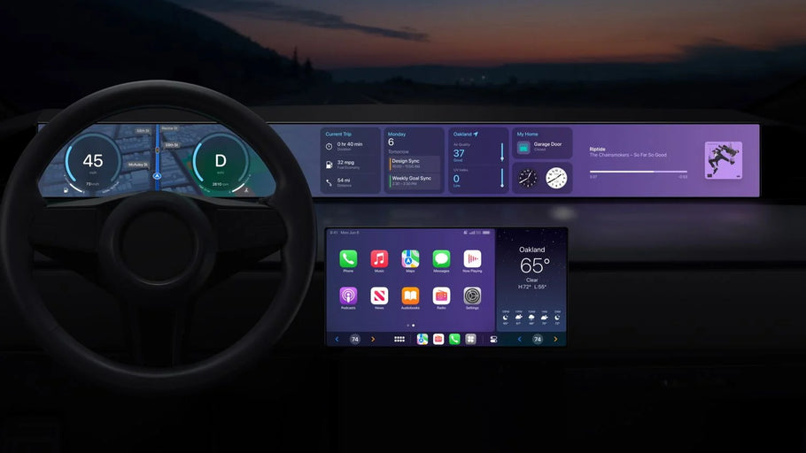 Apple réutilise CarPlay pour les tableaux de bord des voitures