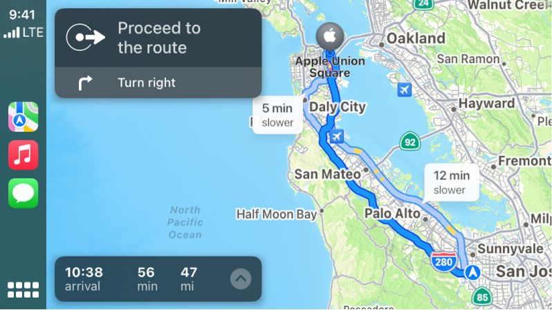 Bug des applications GPS en mode Carplay