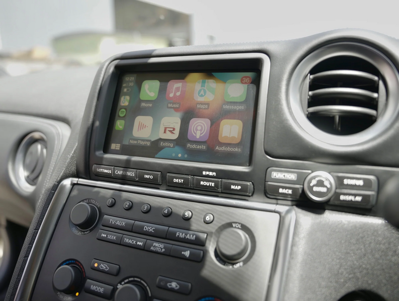 Comment installer Apple Carplay sur Nissan GT-R R35 avec un module carplay?