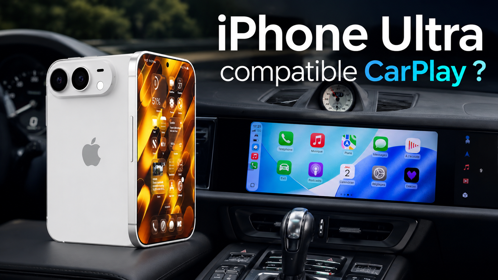 Iphone Ultra compatible Carplay