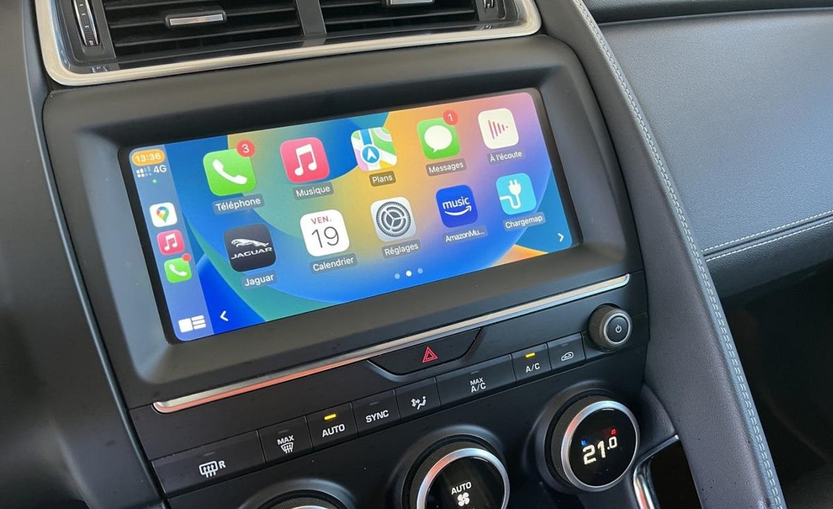 Comment installer Carplay dans une Jaguar EPace avec un module Carpla Carplay.fr
