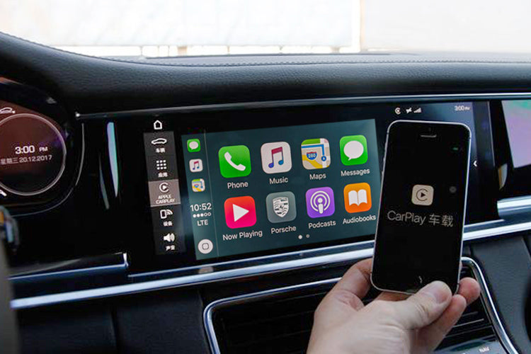 apple carplay android auto Porsche