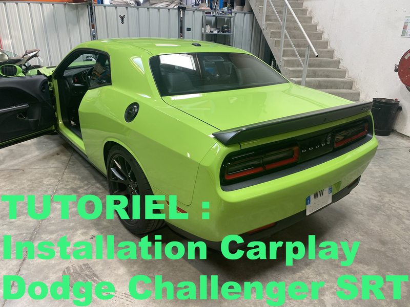 Tutoriel installation Carplay sur Dodge Challenger SRT