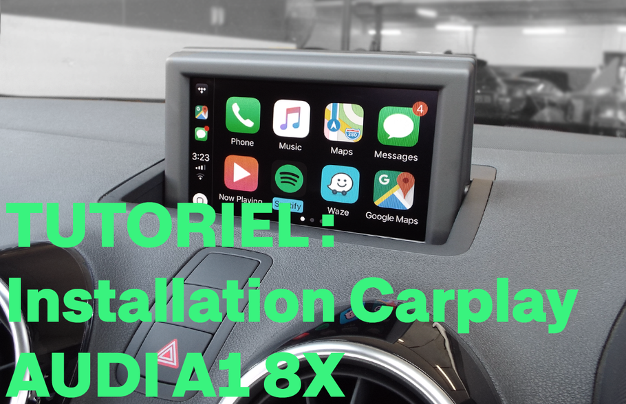 Tutoriel installation Carplay dans une Audi A1