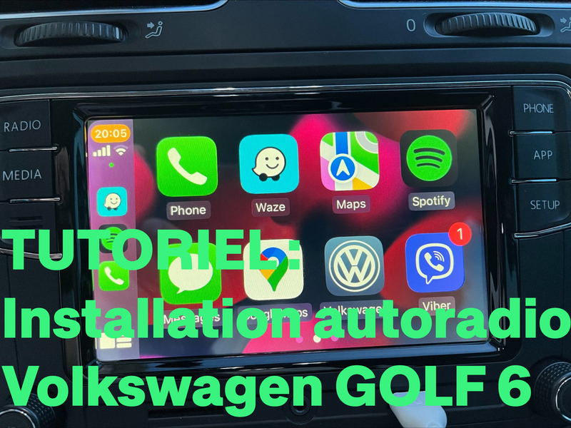 Tutoriel installation poste MIB Volkswagen Golf 6