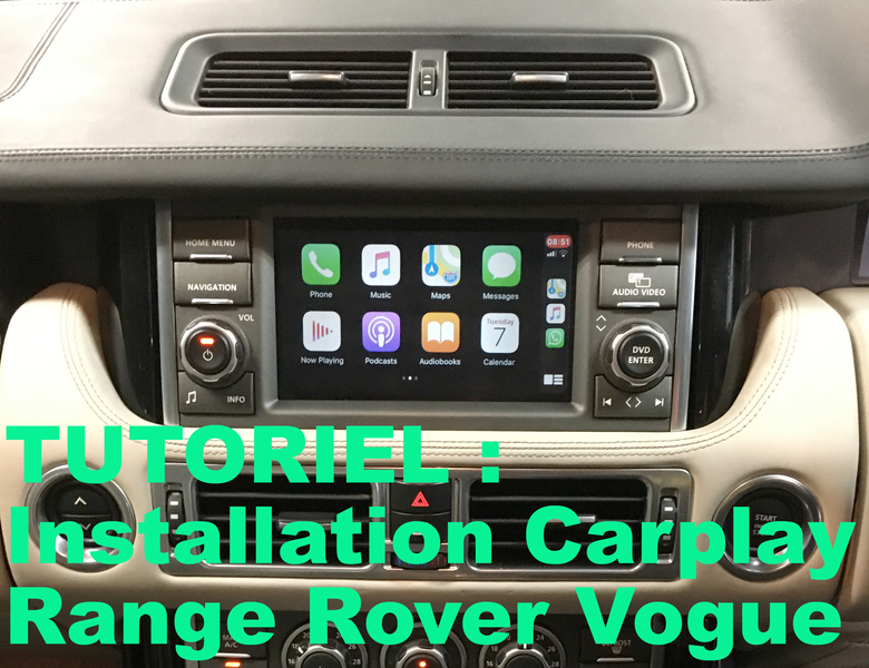 Tutoriel installation Carplay sur Range Rover Vogue