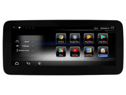 Autoradio GPS Android 13 Mercedes Classe C et GLC