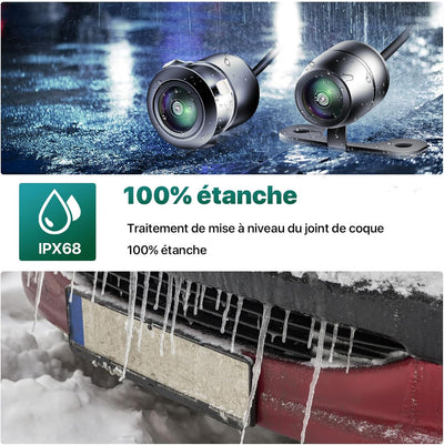 Caméra avant pour pare-choc – Grand angle 170°