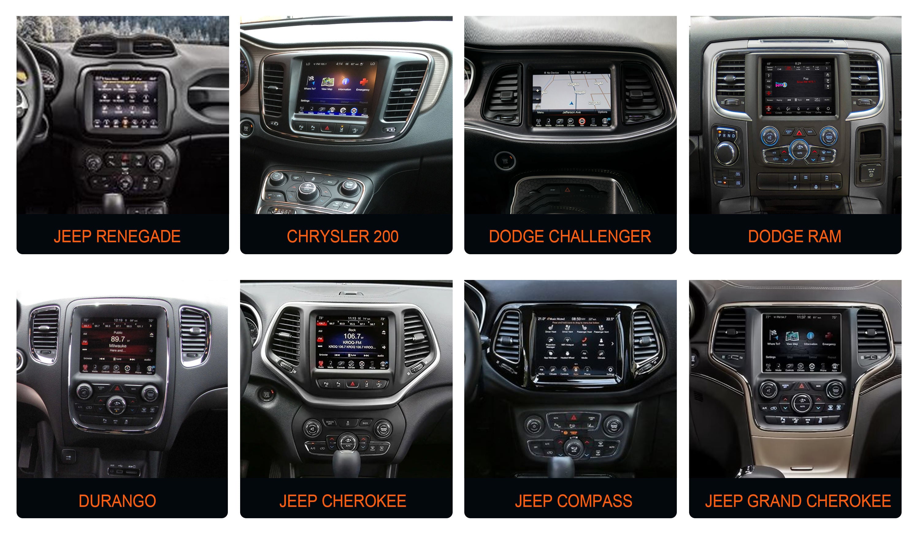 compatibilité carplay jeep renegade