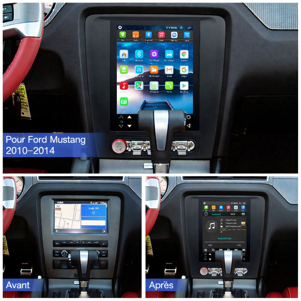 Ecran Carplay Ford Mustang GT 2009-2014