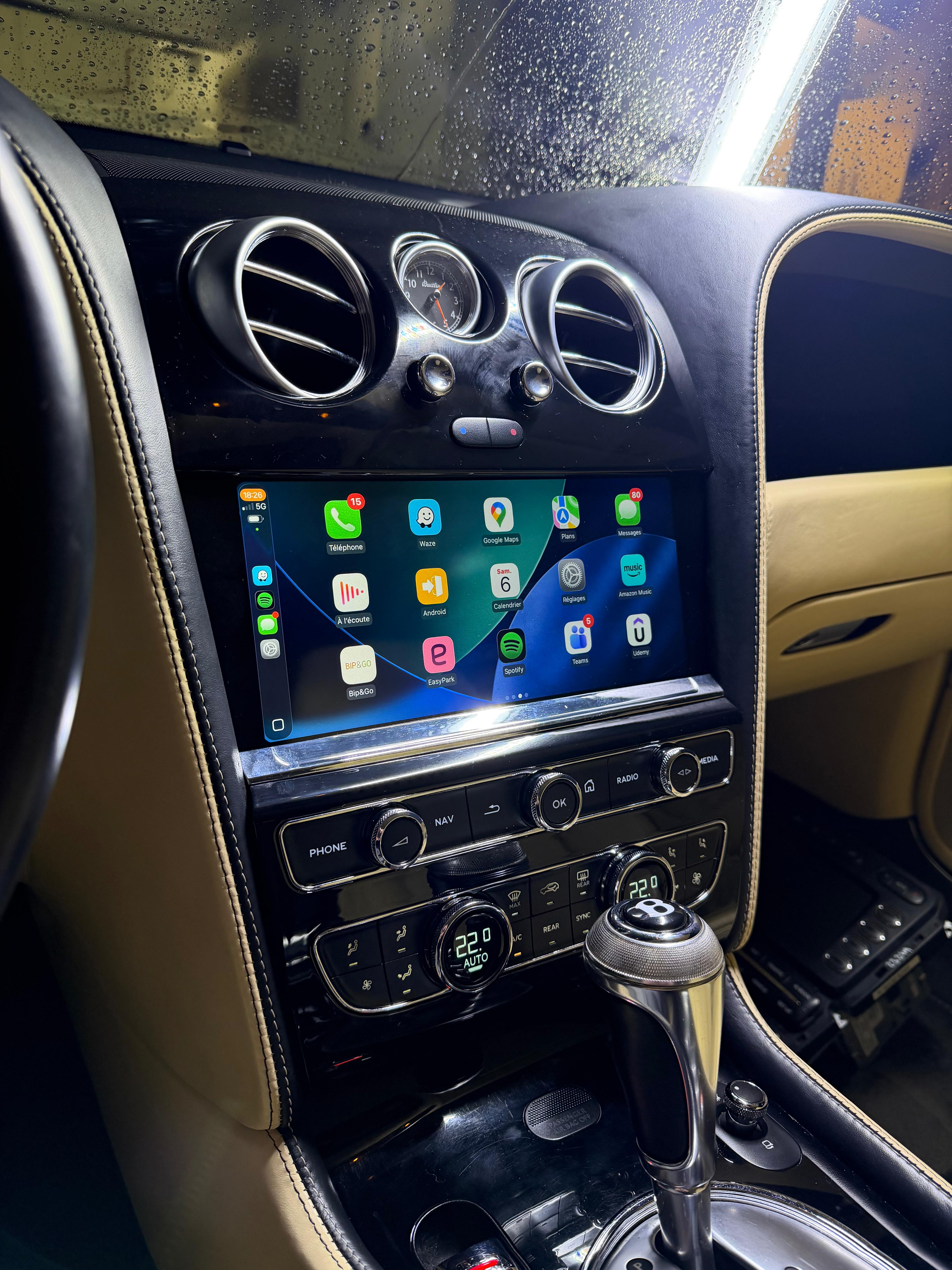 Ecran Carplay Bentley Continental GT 2004-2010