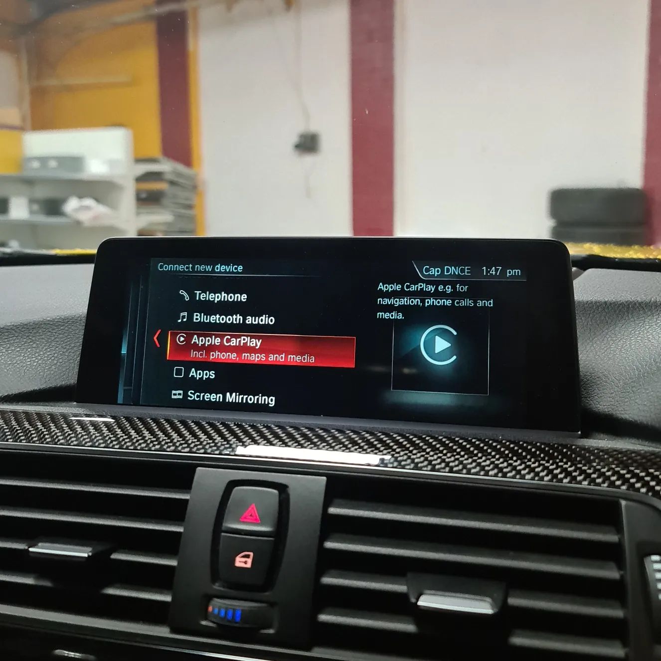 Assistance activation Carplay BMW - MINI