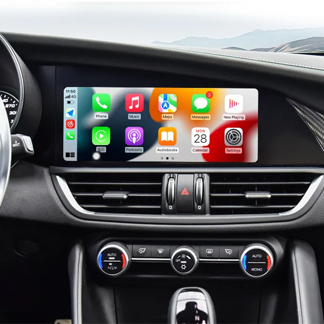 Ecran Carplay Alfa Romeo Stelvio et Giulia