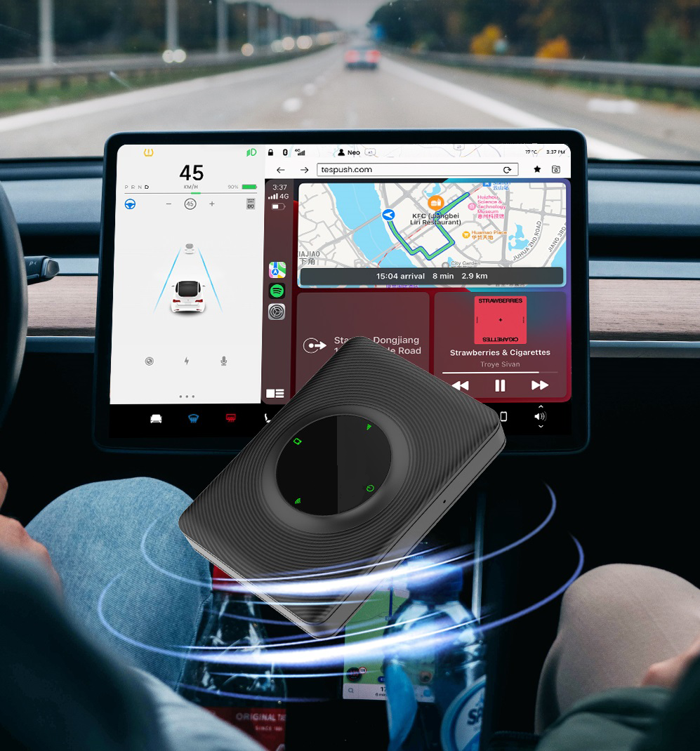 adaptateur carplay tesla